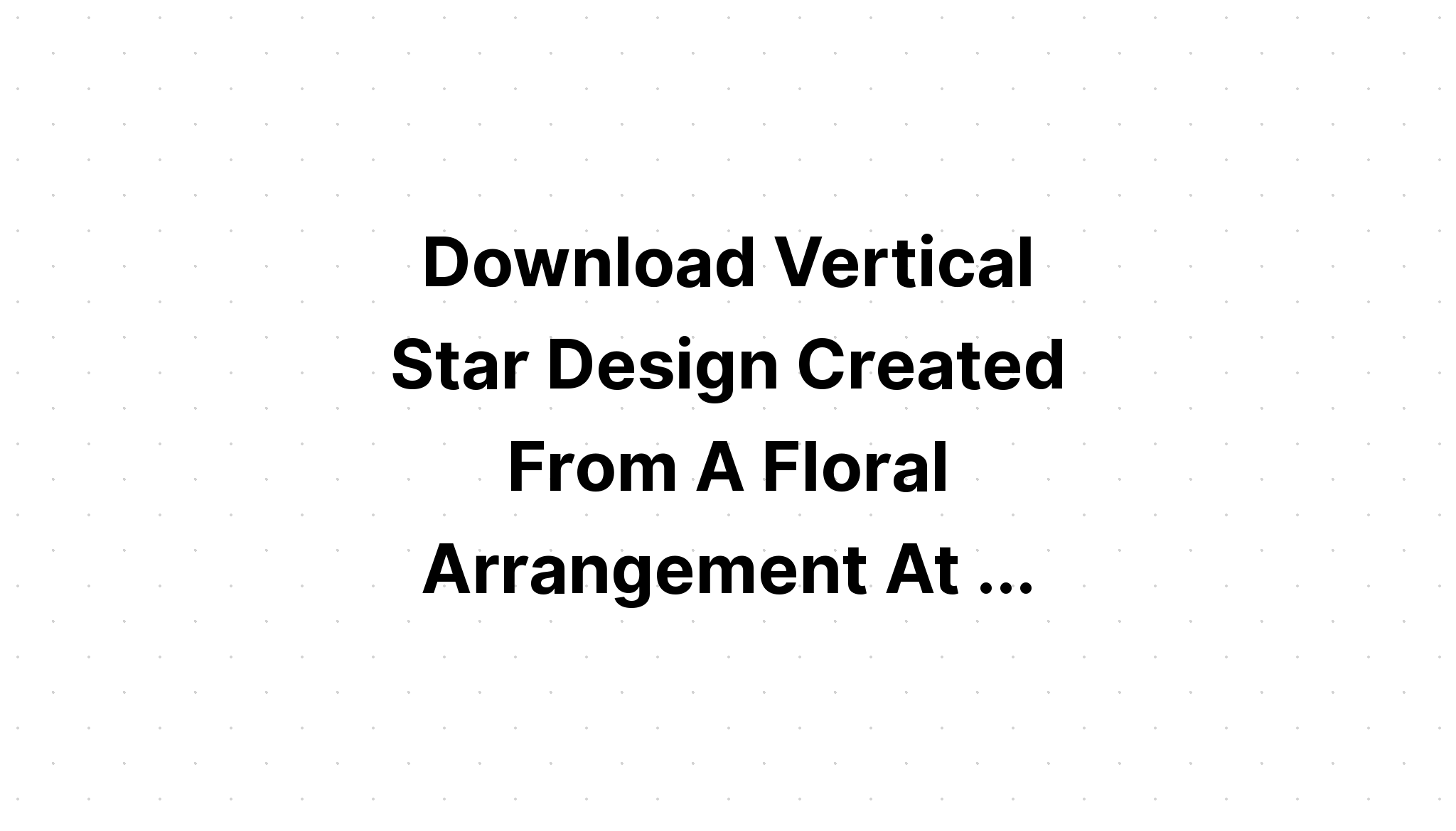 Download Floral Star Design SVG File